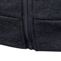 Outfmvch duksevi za muškarce Pocket Retro Color Block Slim Fit džemper s kapuljačom Hoodee ženski vrhovi