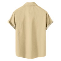 Četvrto jul Havajska majica kratkih rukava za muškarce, srpanj Četvrto rever Labavi džep za kuglanje