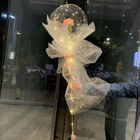 Yubatuo DIY Najbolji pokloni za Valentinovo LED luminozni buket ruže za uređenje doma