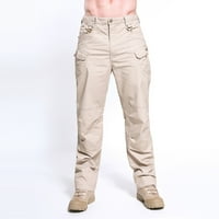 Muške hlače Muške čvrste boje multipeclene opterećene kombinezone na otvorenom casual pantalone pantalone