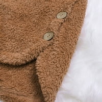 Duksevi za žene zimski kaputi Ležerne labave toplo ugodne plišane veličine vrhova čvrste boje na velikim
