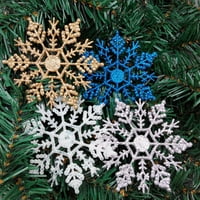 Pogodan ornament snježne pahuljice široko koristite plastični prijenosni božićni realnistički snježni