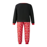 Porodična božićna pidžama Podudarni set Xmas Sleep odjeća Xmas Jammyes Podudaranje odijelo za odrasle
