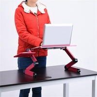 Podesivi štand za laptop, YLSHRF računarski sto, 360 ° Podesivi sklopivi laptop stol za stol za stol