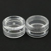 Kozmetički uzorci Plastični spremnici Male prazne posude Jars bistri 3G Ostalo jasno
