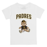 Dojenčad sitni otvor bijeli San Diego Padres Teddy Boy majica