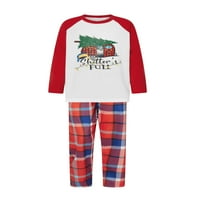 Gwiyeopda Podudaranje roditeljskih dječjih pidžama postavlja Božićnu PJ-ovu kupaonicu za spavanje stabla