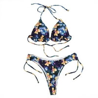 Lopecy-Sta dame modni cvijet restara za rezanje kamena iz šuplje izdvojeni bikini seksi ženski kupaći kostimi kupaći kostim kupaći kostimi za cvjetaju plave boje