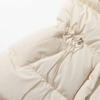 CAICJ zimski kaput ženski prsluk, lagani topli polarnim mekim prslucima gornja odjeća sa džepovima sa