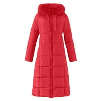Wofeydo zimski kaputi za žene, ženska pamučna obložena odjeća u zimi zadebljala velika ovratnica velika