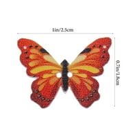 Drveni gumbi Šareni drveni tasteri crtani odjeća dugmad leptira u obliku diy tipki