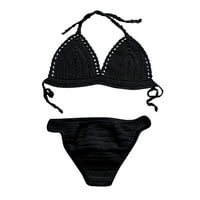 Ociviesr Ženska nova modna šuplja školjka s ručnim tkanim bikini kupaćim kostima ženske kupaćim kupaćim kupaćim kupaćim kupaćim kupaćim kupaćim kostima