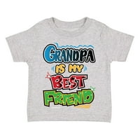 Xtrafly Odjeća za mlade Toddler djed je najbolja prijateljica dječje dječje Crewneck majice