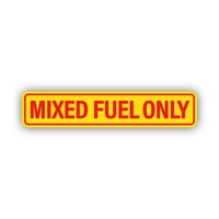 Mešovito gorivo samo naljepnica naljepnica - samoljepljivi vinil - otporan na vremenske uvjete - izrađene