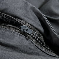 Sanbonepd Muška modna patent zatvarača na otvorenom džepne kratke hlače Sportske kombinezone casual