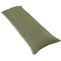 Sage Green Microsuede jastučni jastuk za jastuk sa dvostranim zatvaračima 20 X48