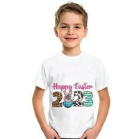 Uskrsni dan tiskane majice Toddler Girl Boys kratki rukav zeko majica Kids Girls Tee vrhovi dječje odjeće