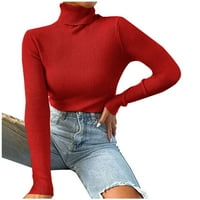 Ženska pulover pulover u boji Ležerne prilike Ležerne duge rukave Klint sa labavim pulover