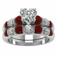 Heiheiup Kreativni dodaci High End Full Diamond Micro Set Circon ženski prsten za angažman prstenje