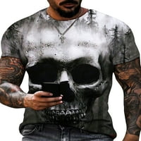 Cindysus muns casual 3d štampanje T košulje mišićna vježba fitness tee pulover Ljetna bluza s kratkom
