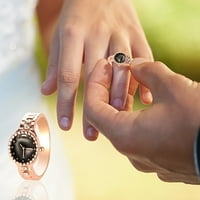 Bidobibo dijamantni prsten originalni prsten oblika za žene Angažovanje vjenčanog nakita poklon za žene djevojke obećavaju prstenove za svoj poklon za majci supruga djevojka prijatelja