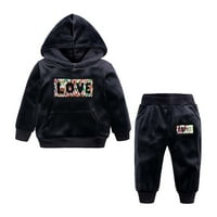 Mjeseci - Godine Dječji Djevojke Outfit Set Toddler Jinsirong tkanine Kapute Postavite dječji džemper