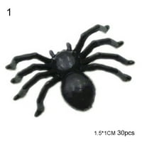Kultura postavljena plastična realistična mini paukovna igračka za Halloween Party Indial Dekoracija