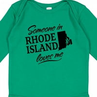 Inktastic Neko na Rhode Islandu voli me poklon dječje dječaka ili dječje djevojčice dugih rukava