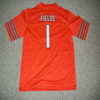 Neidred Justin polja Jersey # Chicago Prilagođeni ušiveni narančasti fudbal New Nema marki Logos Veličine S-3XL