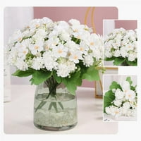 Umjetno cvijeće Lažni Chrysanthemum Ball Fau Daisy Cvijeće Buketi za kućnu kancelarijsku stranku Vjenčani