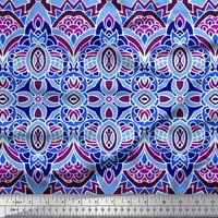 Siimoi Silk tkanina Marokanska damaska ​​ukrasna ispis tkanina od dvorišta široko