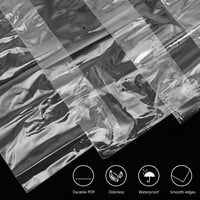 Frcolor Shrink Wrap Torba Prozirne vodootporne toplotne kesice Vesti film za sentere
