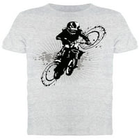 Silhouette: Majica za motocikl Racing Muškarci Muškarci, Mumbe Shutterstock, muško 3x-Large