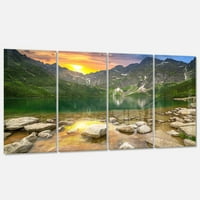 Art DesimanArt Oko morskog jezera u planinama Tatra Pejzaži Morska i obala Fotografska na zamotanu platnu