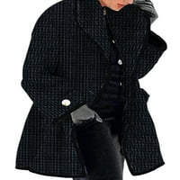 Dame Cardigan Otvoreno prednja bluza vrhova dugih rukava Kardigani srednje dužine Jakna Radna odjeća