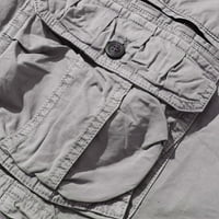 Muška posteljina casual classic fit kratka klasična fit nacrtavanje Ljeto Plažni kratke hlače Sportska