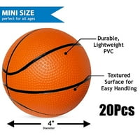 Monsiee Mini kuglica i napuhavanje ABS prijenosni sportski kuglica sportski set za djecu