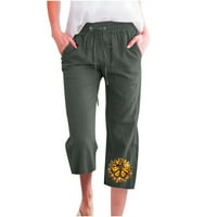 Lakosni stil: Jerdarove ležerne hlače sa punim bojama za žene za žene vojske zelene xxxl veličine