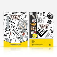 Dizajni za glavu Službeno licencirani Looney Tunes Uzorci Tweety Kožna knjiga Novčanica Komunalni poklopac
