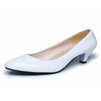 Zodanni Žene Stiletto potpetice Mid Heel Haljina cipele šiljaste prste pumpe Ženske uredske cipele Dame