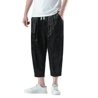 Aaiyomet hlače za muškarce pamučne sedam bodova Hlače ljetne casual pantalone muške hlače za disanje