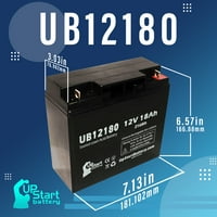 - Kompatibilne baterije Alpha Technologies - Zamjena UB univerzalna brtvena olovna kiselina baterija