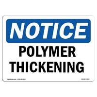 Znak za otkaz - zadebljanje polimera