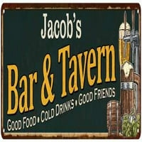 Jacob's Bar and Tavern Green Sign Man Cave 108240003178