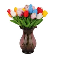 Umjetna tulipana Real Touch Tulips Flowers Fau Tulip Cvijeće za vjenčanje Domaća zabava Balkon Dekoracija