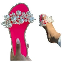 Papuče za ženske biserne modne modne jednoj riječi papuče sandale i papuče za ručne veličine papuče