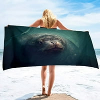 Ručnik za ručnik morskih lava za kupatilo za kupanje Bazen Mekani pokrivač tanki i brzi suhi pijesak