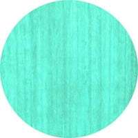 Ahgly Company u zatvorenom okruglom krutim tirkiznim plavim modernim prostirkama, 7 'runda