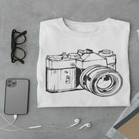 Vintage crno-bijela majica Camara Muškarci -Mage by Shutterstock, muški veliki