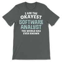 Funny softverska analitičarka majica - ja sam na dole